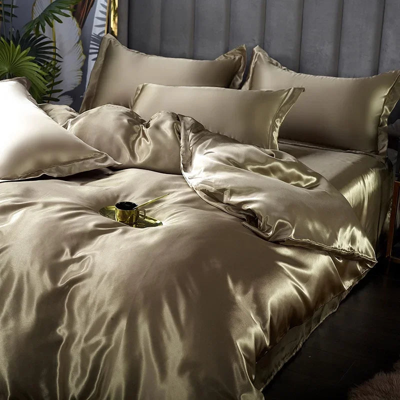 SatinDream Bedding Set - Luxurious Satin Bedding for Dreamy Nights