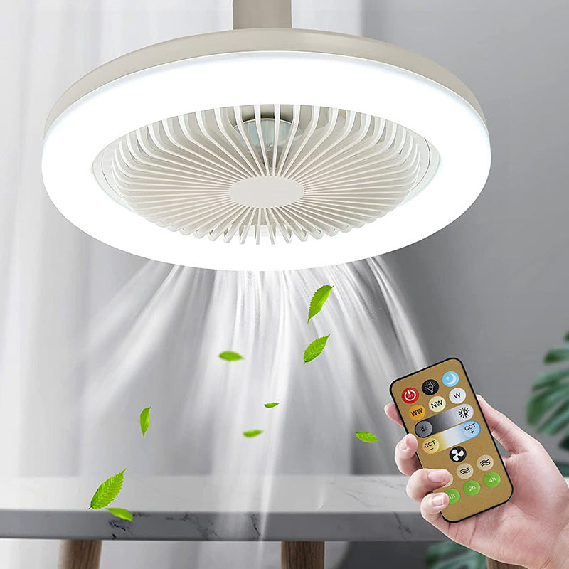 BreezeGlow Fan Lamp – Ceiling Fan with Remote Control