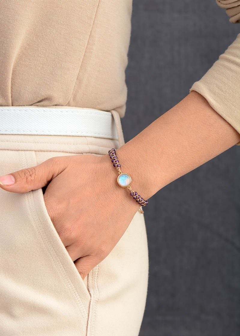 Amethyst Glow Bracelet - Powerful Energy Accessories