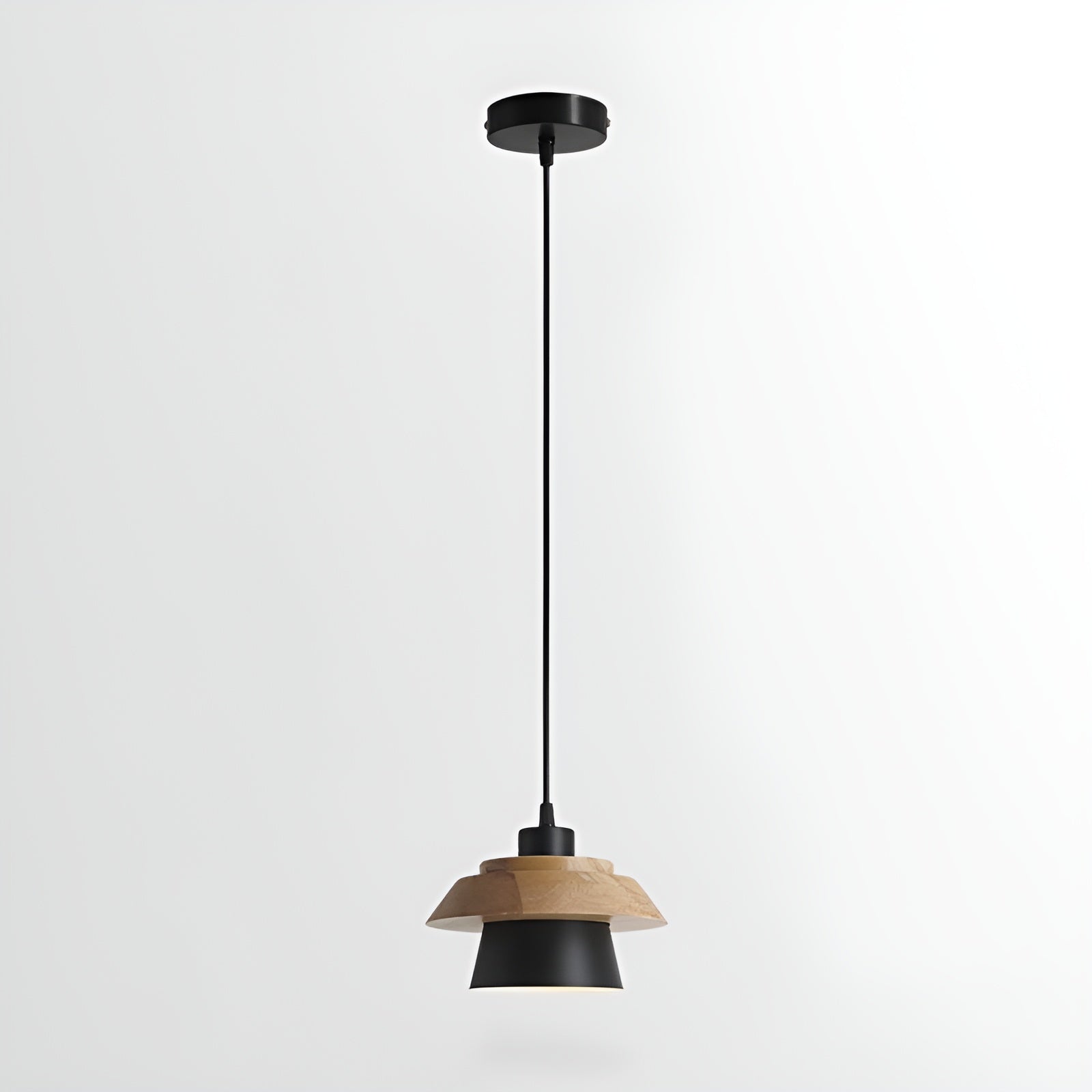 NordicMacaron Luxe Ceiling Lamp - Scandinavian Design with Wood Finish