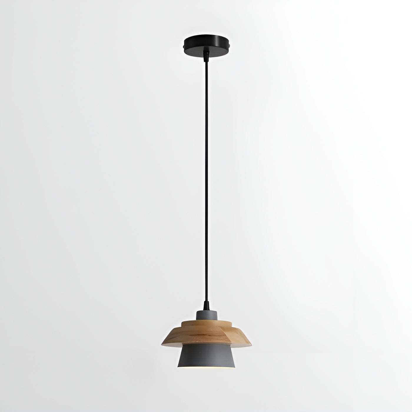 NordicMacaron Luxe Ceiling Lamp - Scandinavian Design with Wood Finish