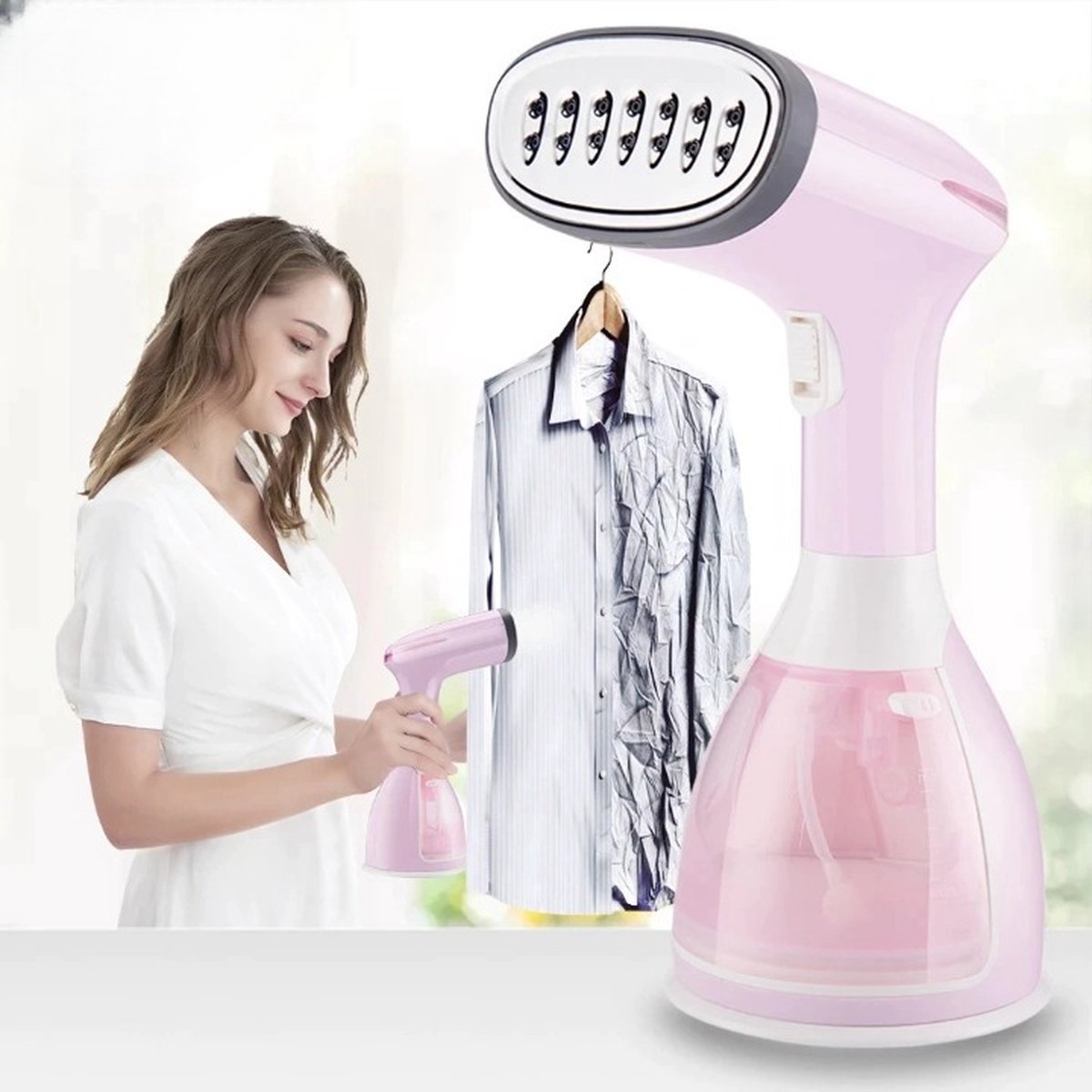 SteamEase - Compact Portable Wrinkle-Free Clothes Steamer