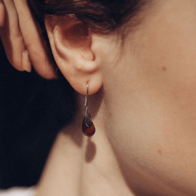 Serenella Drops - Elegant earrings with natural gemstones