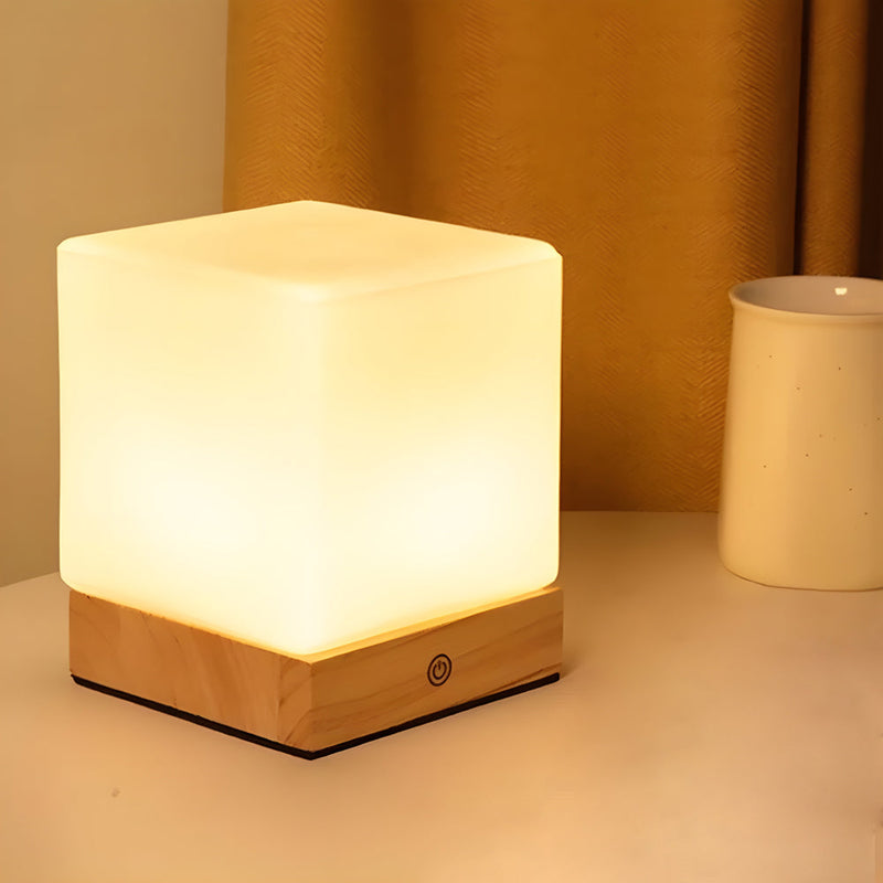GloedCube Trådlös LED Bordslampa – Modern och Energieffektiv