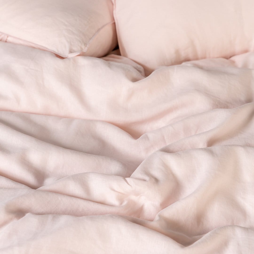 BlushLuxe – French Linen Bedding Set for Bedroom