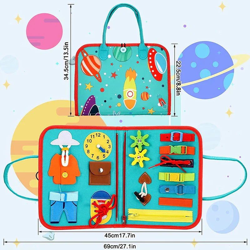 SensePlay - Montessori Children's Book with Colors and Shapes