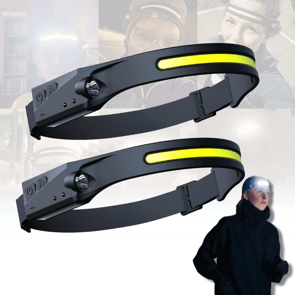 GlowSense - Induction Headlamp with Sensor (1+1 Free)