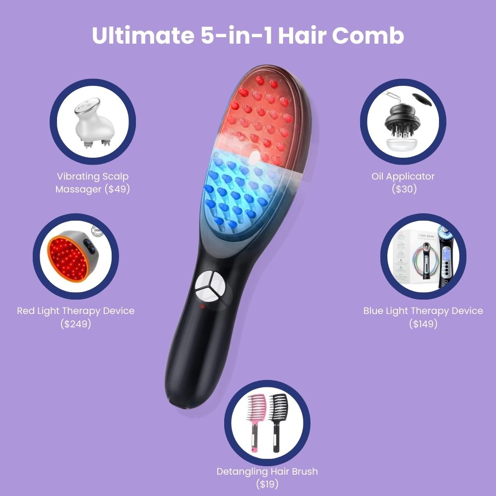 ChicBlend - 5-in-1 Multifunctional Hair Comb