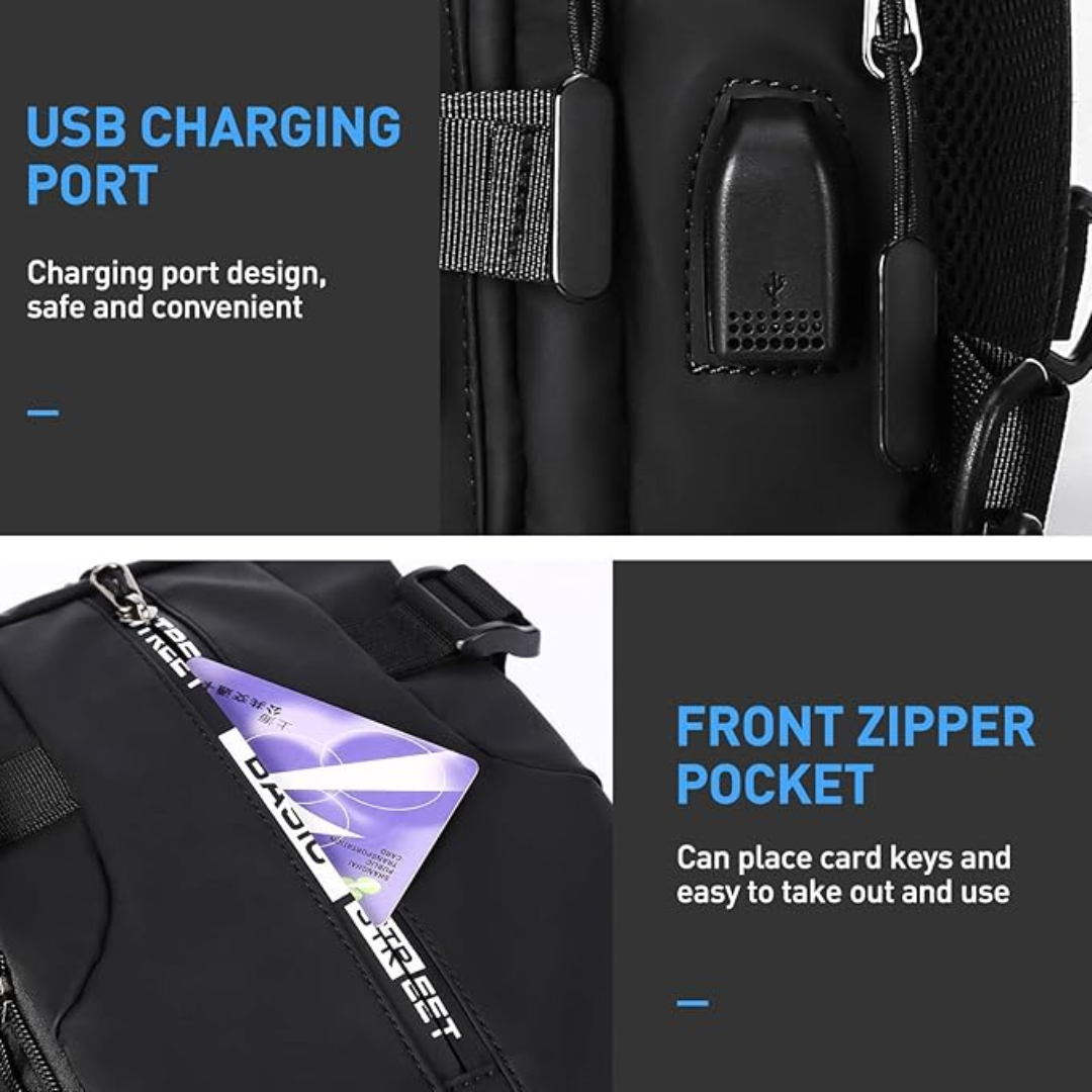 UrbanLite - Stylish Crossbody Backpack for Days in the City