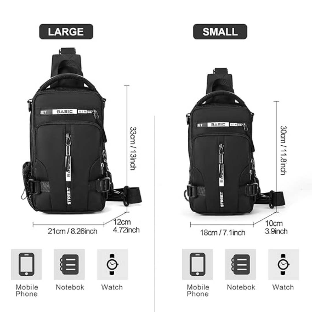 UrbanLite - Stylish Crossbody Backpack for Days in the City