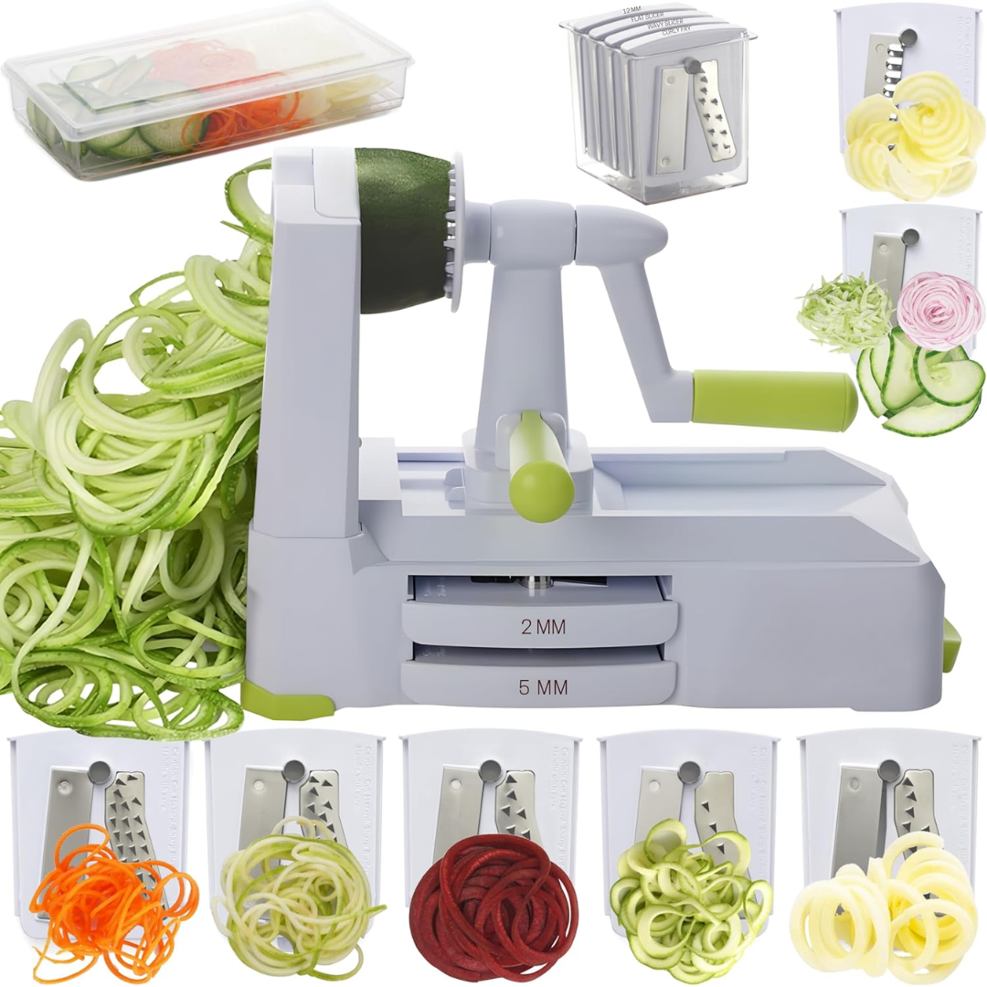 SpiralSlice – 5-piece Robust Vegetable Cutter