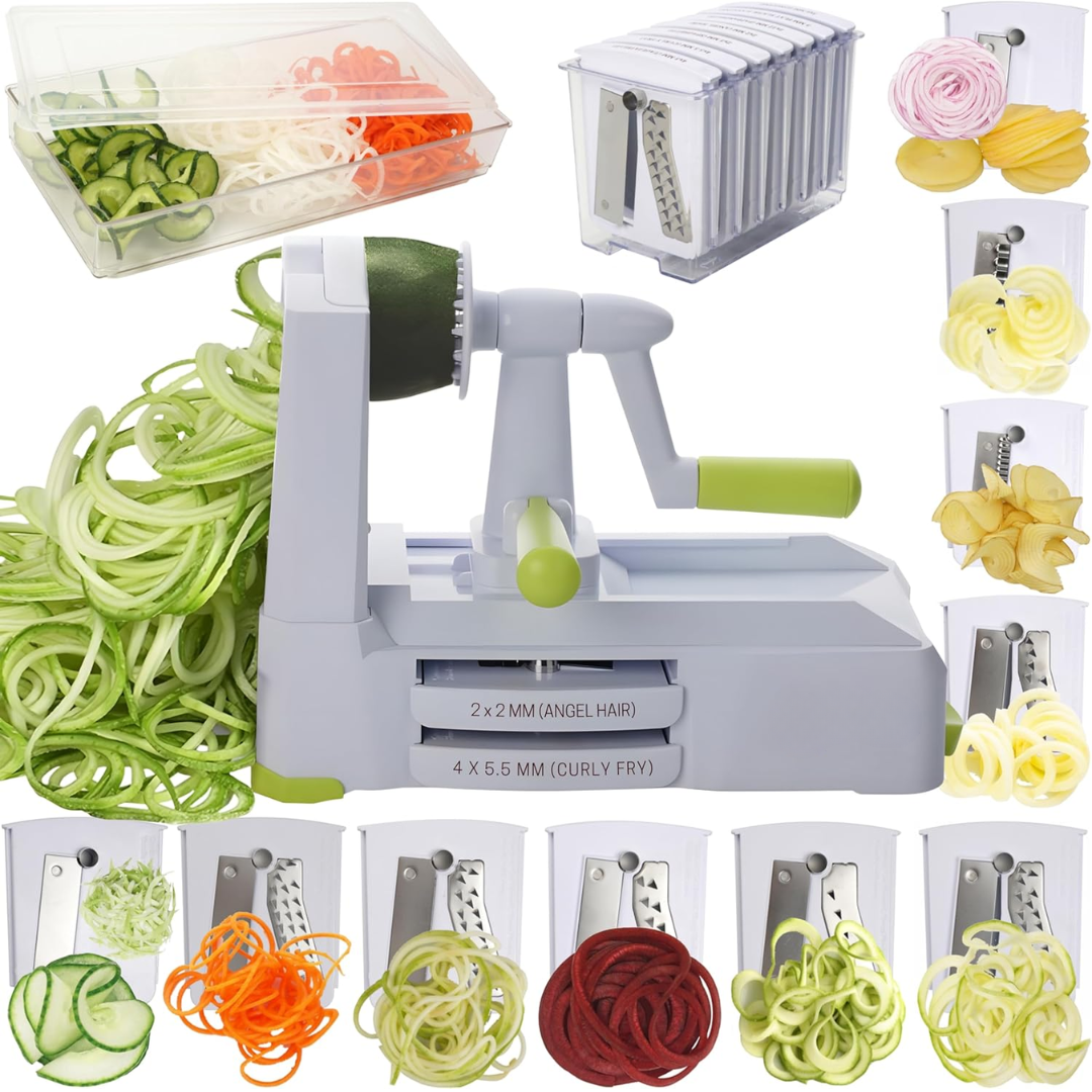 SpiralSlice – 5-piece Robust Vegetable Cutter