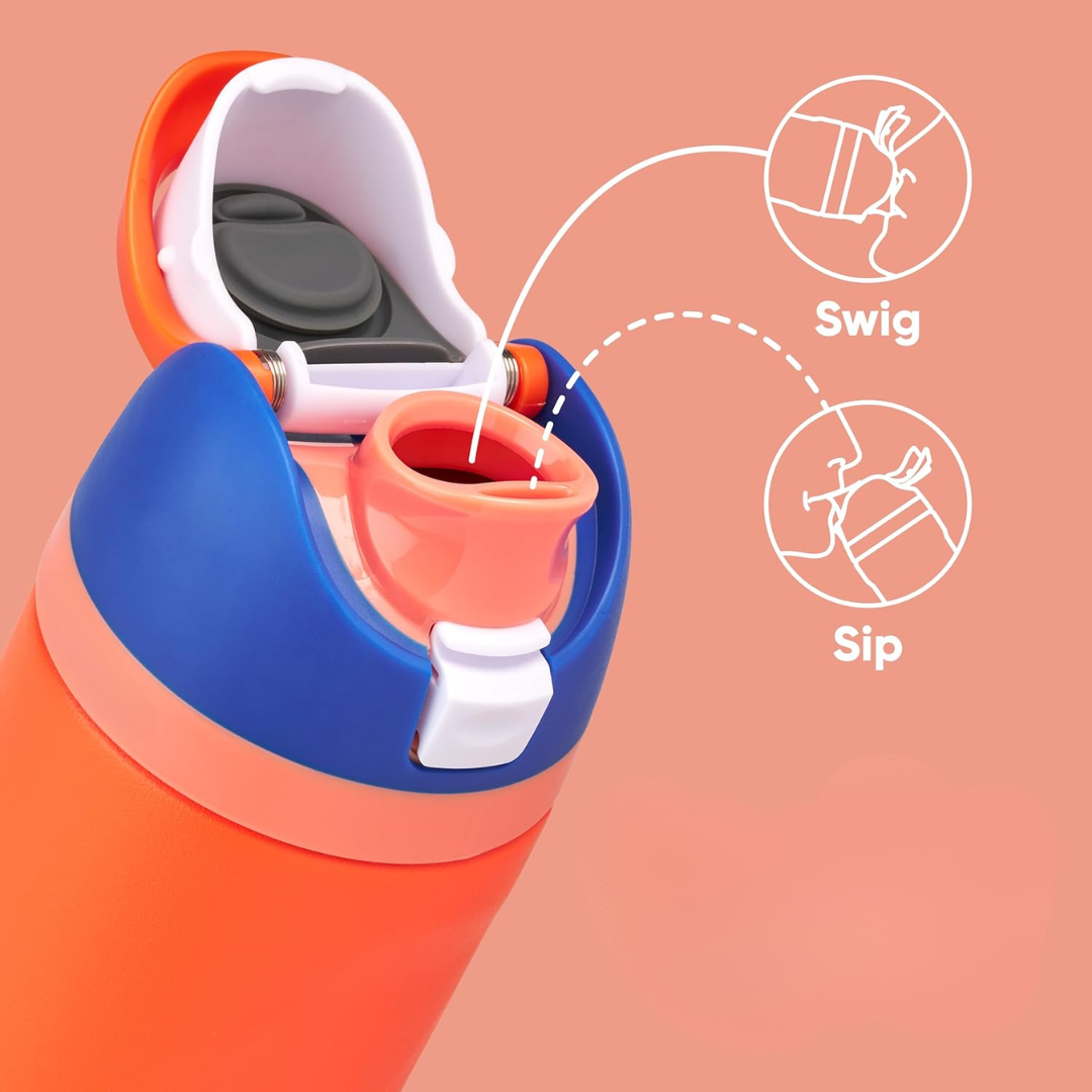 LeakProof - Insulated RVS Bottle with Straw