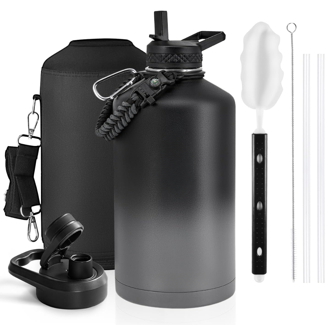 HydraPure – Sustainable Water Bottle with Paracord Handle