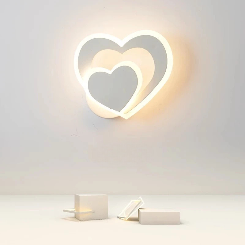HeartGlow Vägglampa - Modern LED Belysning