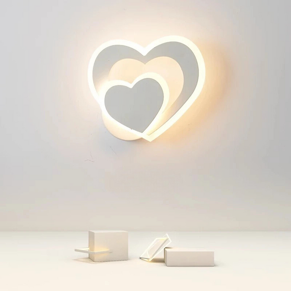 HeartGlow Vägglampa - Modern LED Belysning