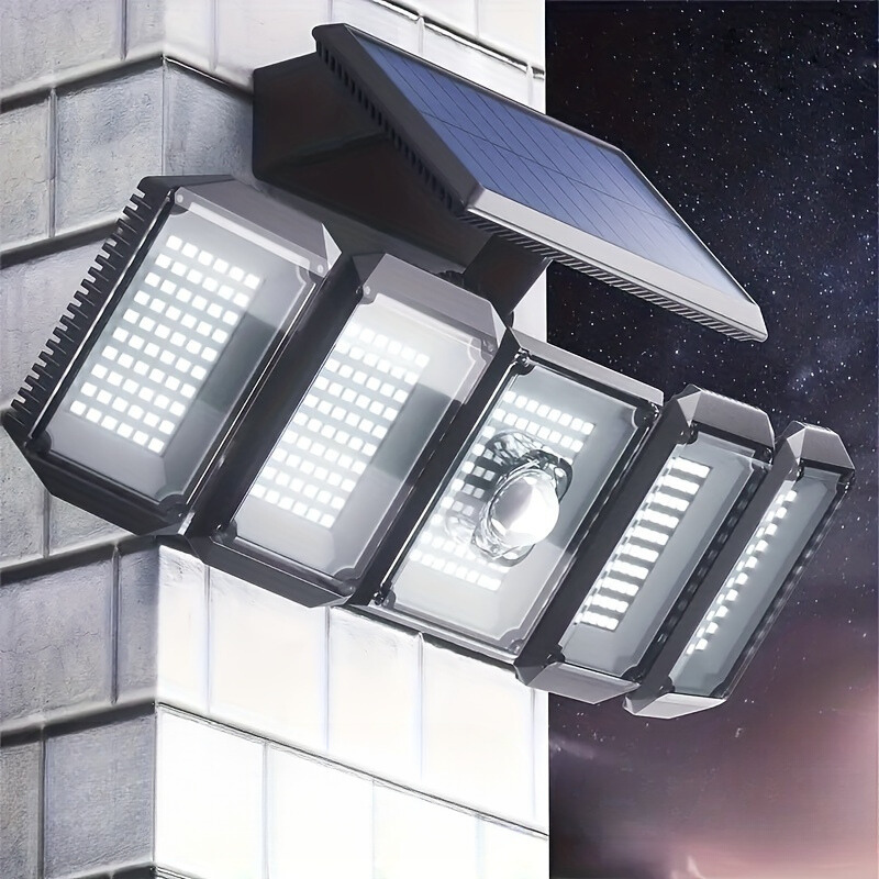 SolarGuard Pro – 5-arm Solar LED Outdoor lighting with Sensor