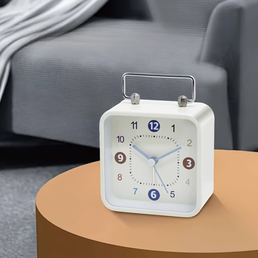 TimeCube Clock - Stylish Square Alarm Clock with Night Light