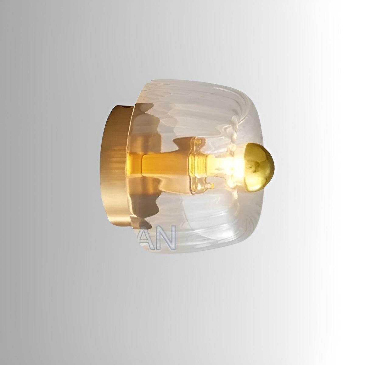 ScandiElegance Wall Lamp – Modern Glass Art with Bauhaus Charm