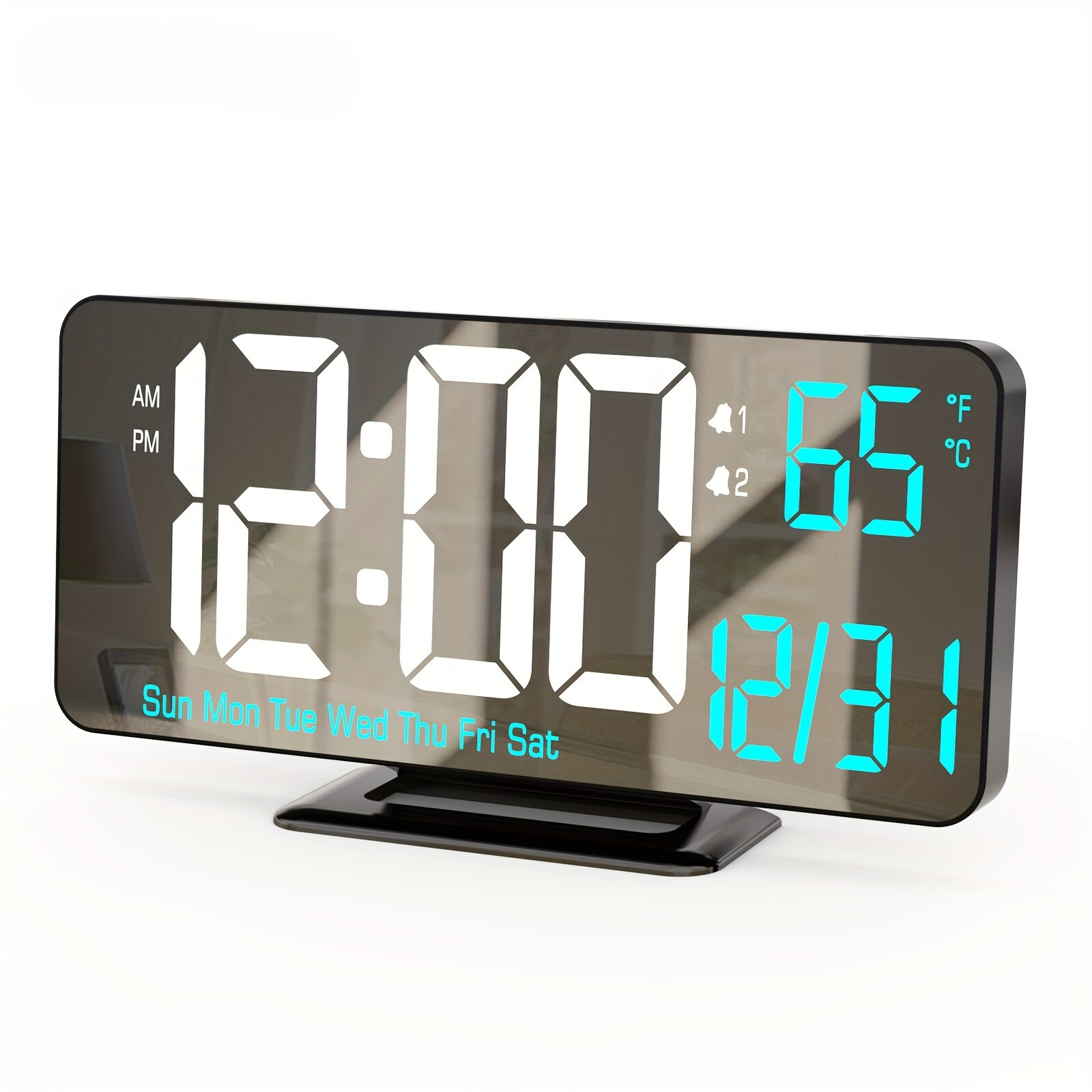 Digitime - Modern LED Alarm Clock with Dual Alarm