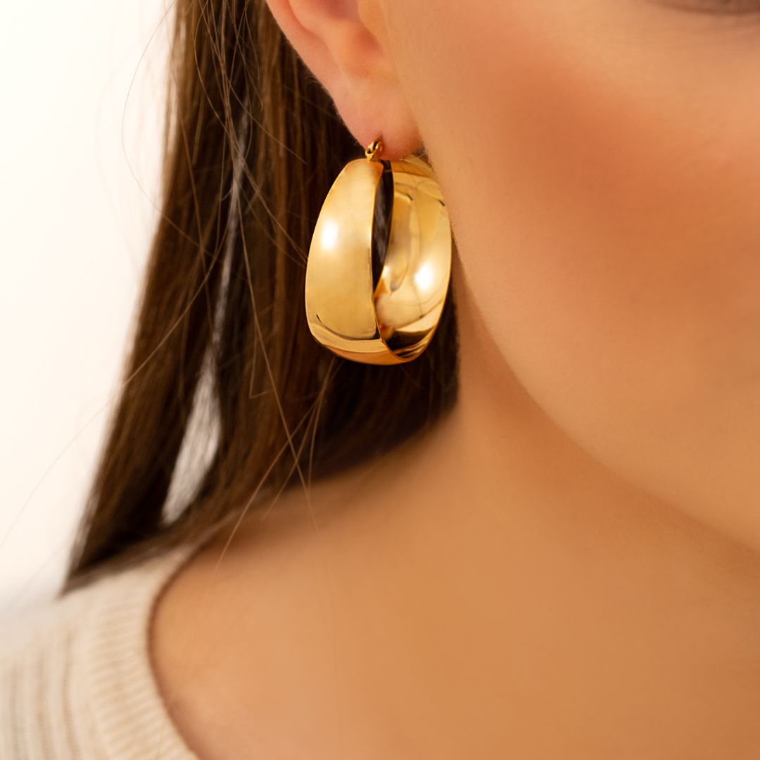 BoldAura Earrings - Large Statement Earrings
