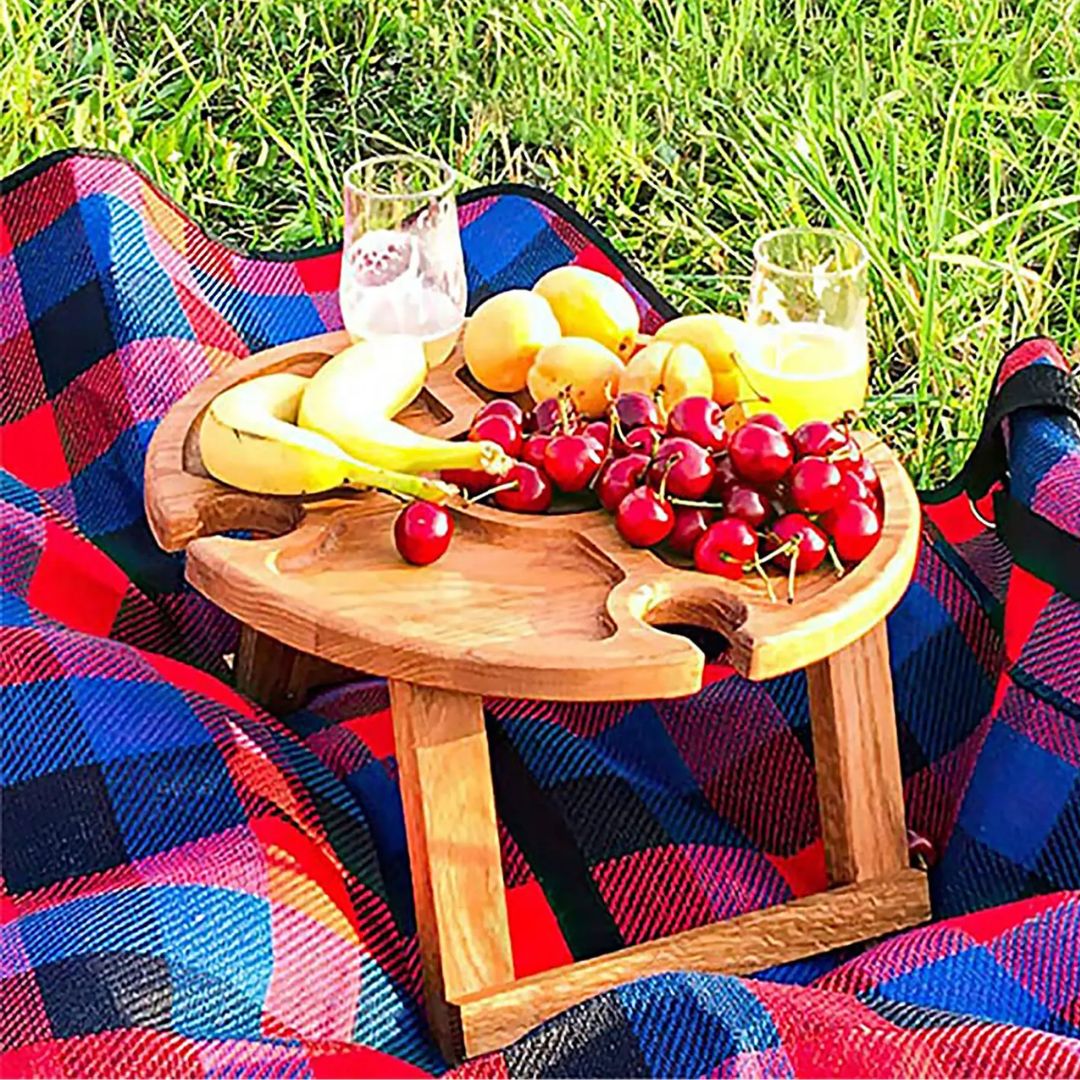 Ostdiskens Glädje – Stilfullt Trä Picknicktillbehör