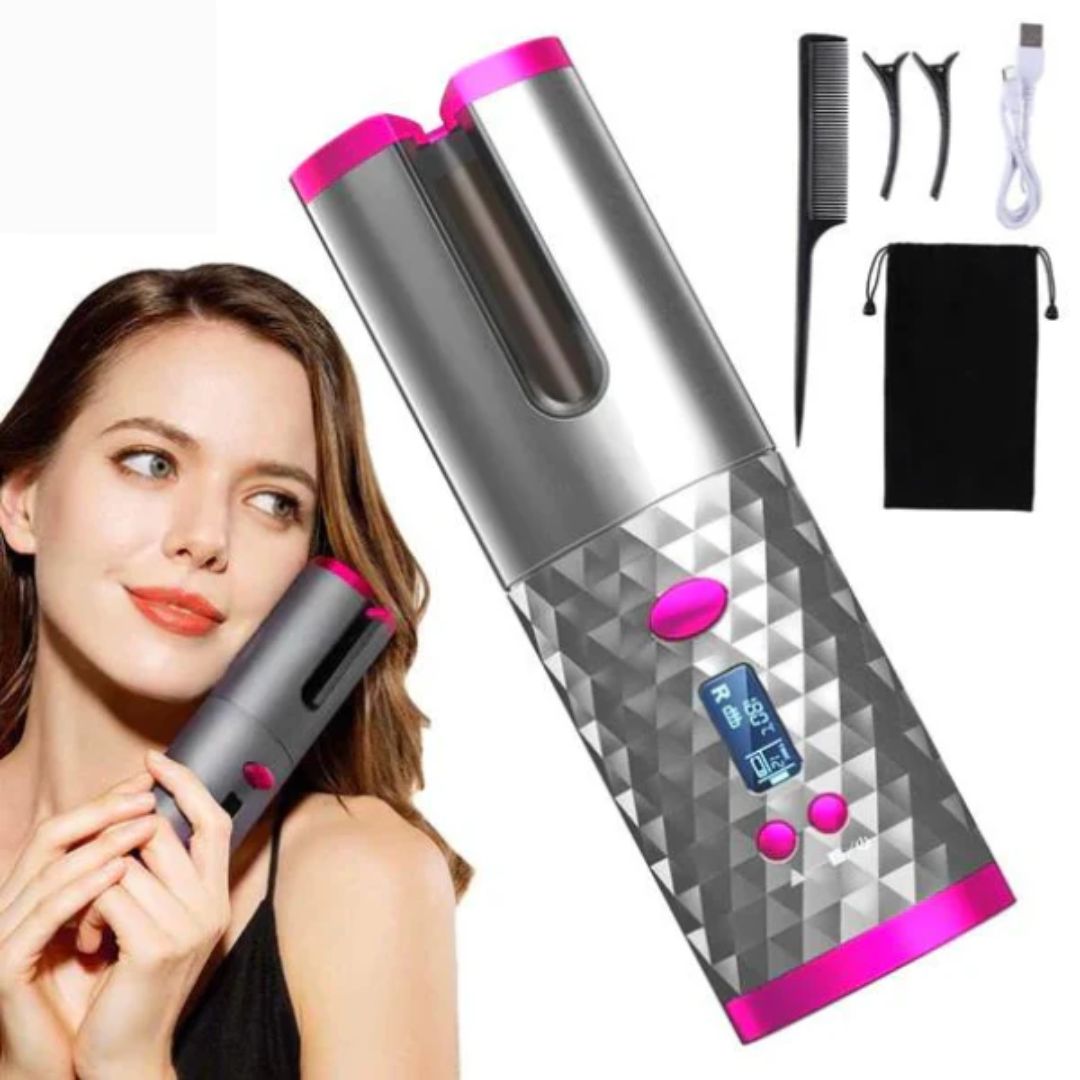 CurlMaster – Cordless Automatic Curling Iron for Perfect Curls
