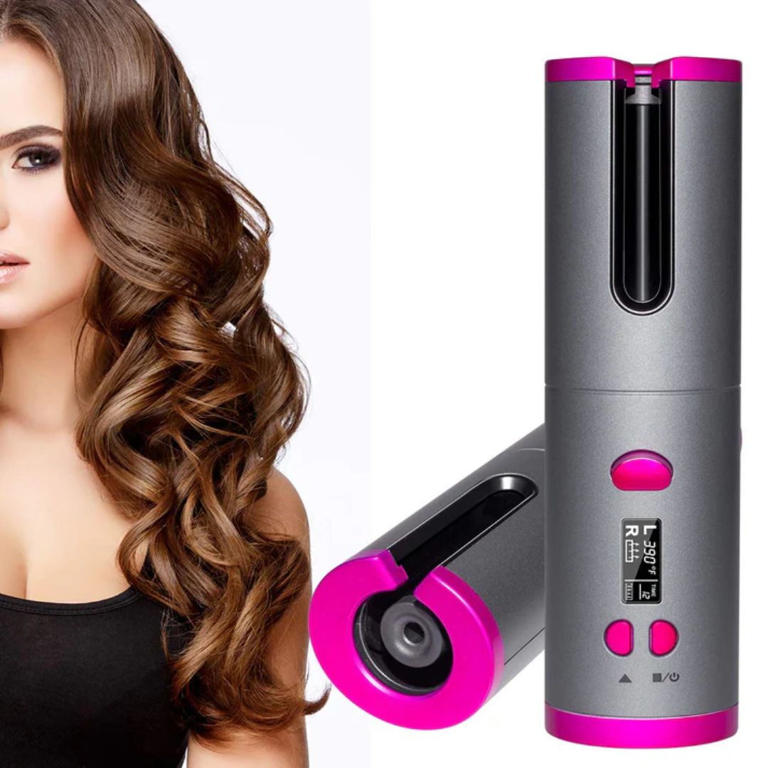 CurlMaster – Cordless Automatic Curling Iron for Perfect Curls