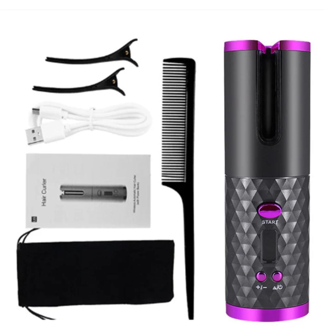 CurlMaster – Cordless Automatic Curling Iron for Perfect Curls