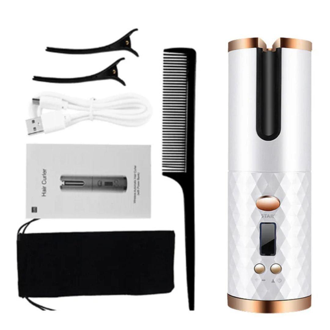 CurlMaster – Cordless Automatic Curling Iron for Perfect Curls