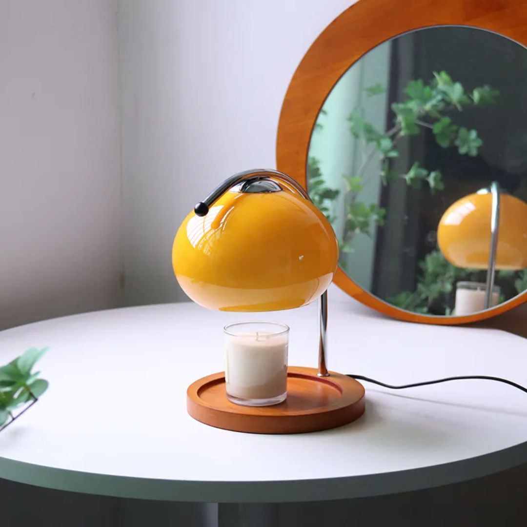 Alyssa Retro Table Lamp - Elegant Glass Lighting