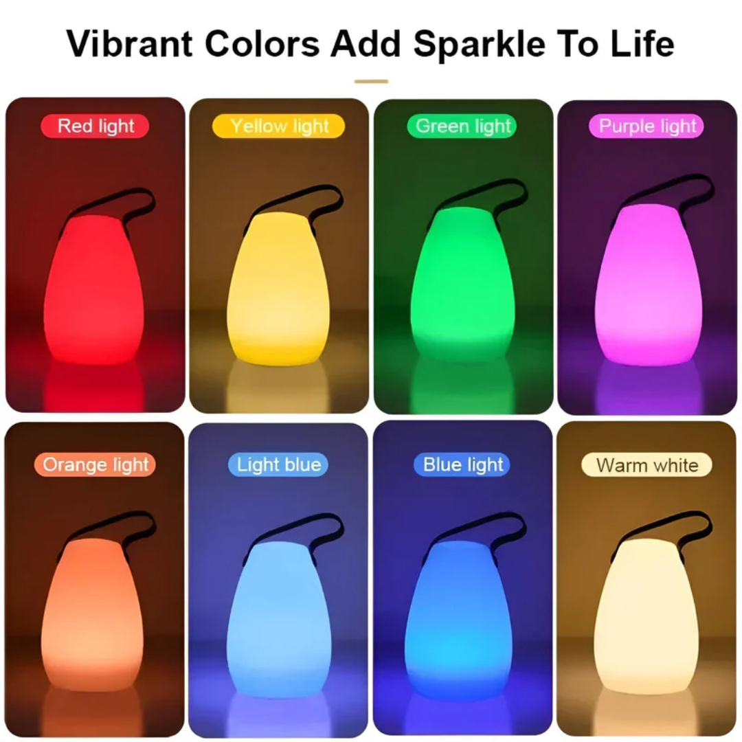 RadianceFlex - Portable LED Table Lamp with Water Resistant Function