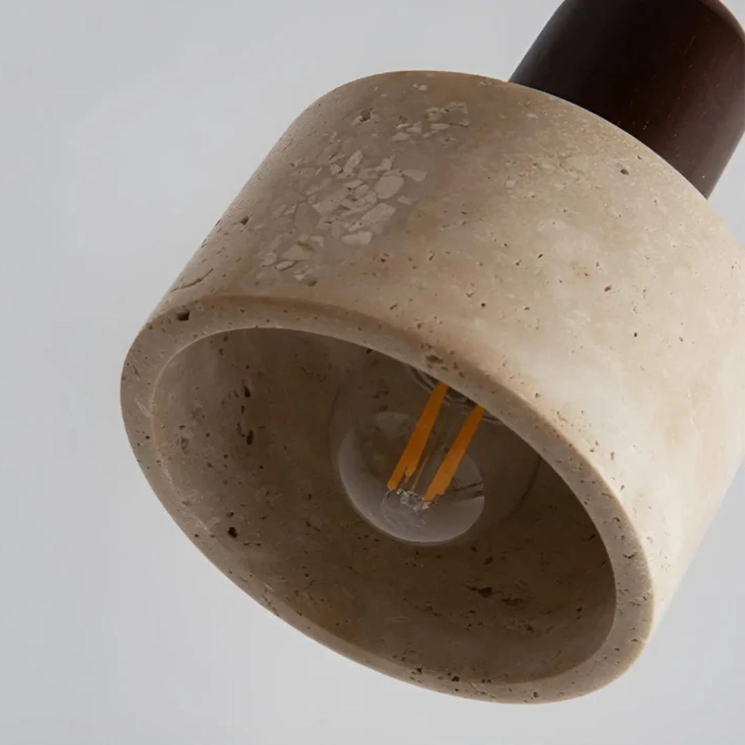 TranquilGlow - Elegant Wabi-Sabi Ceiling Lamp