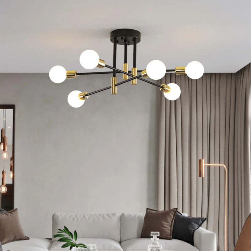 Lumière Royale – Lyxig LED Taklampa för Vardagsrum