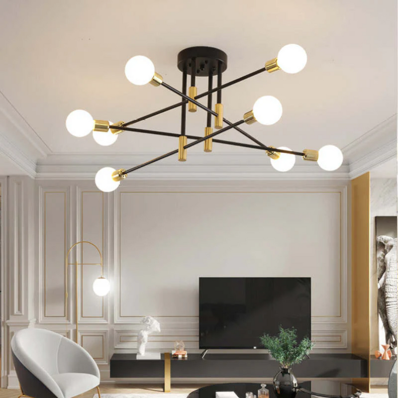Lumière Royale – Lyxig LED Taklampa för Vardagsrum