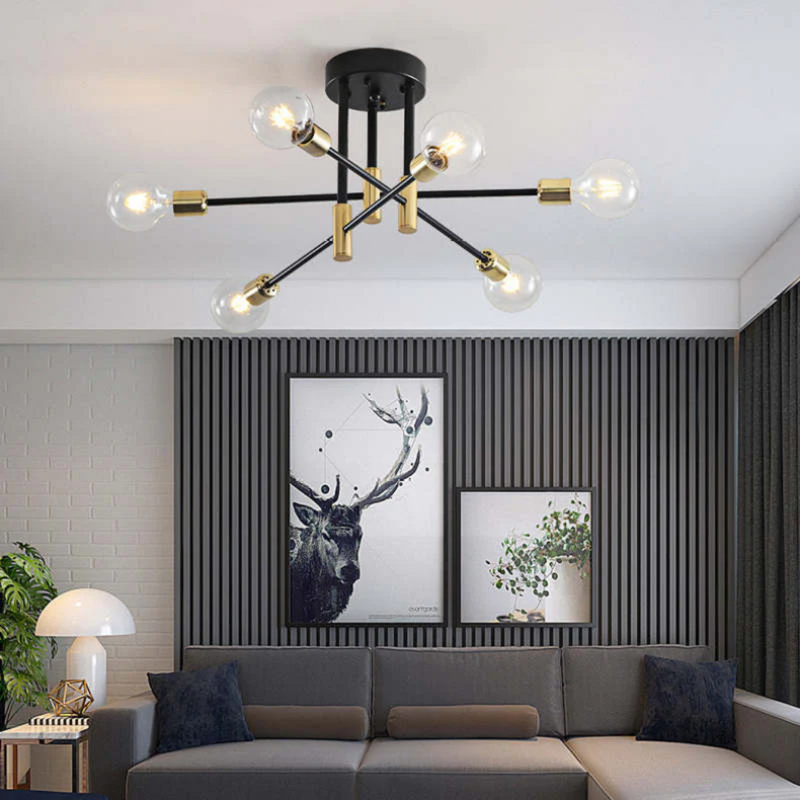 Lumière Royale – Lyxig LED Taklampa för Vardagsrum