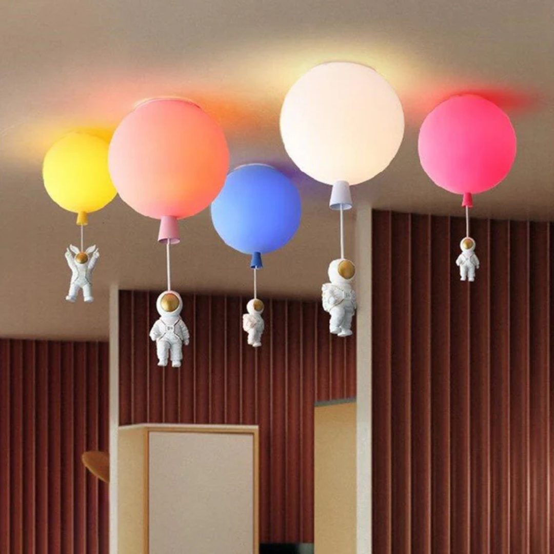 CosmoGlow - Playful LED Ceiling Lamp for Children's Rooms