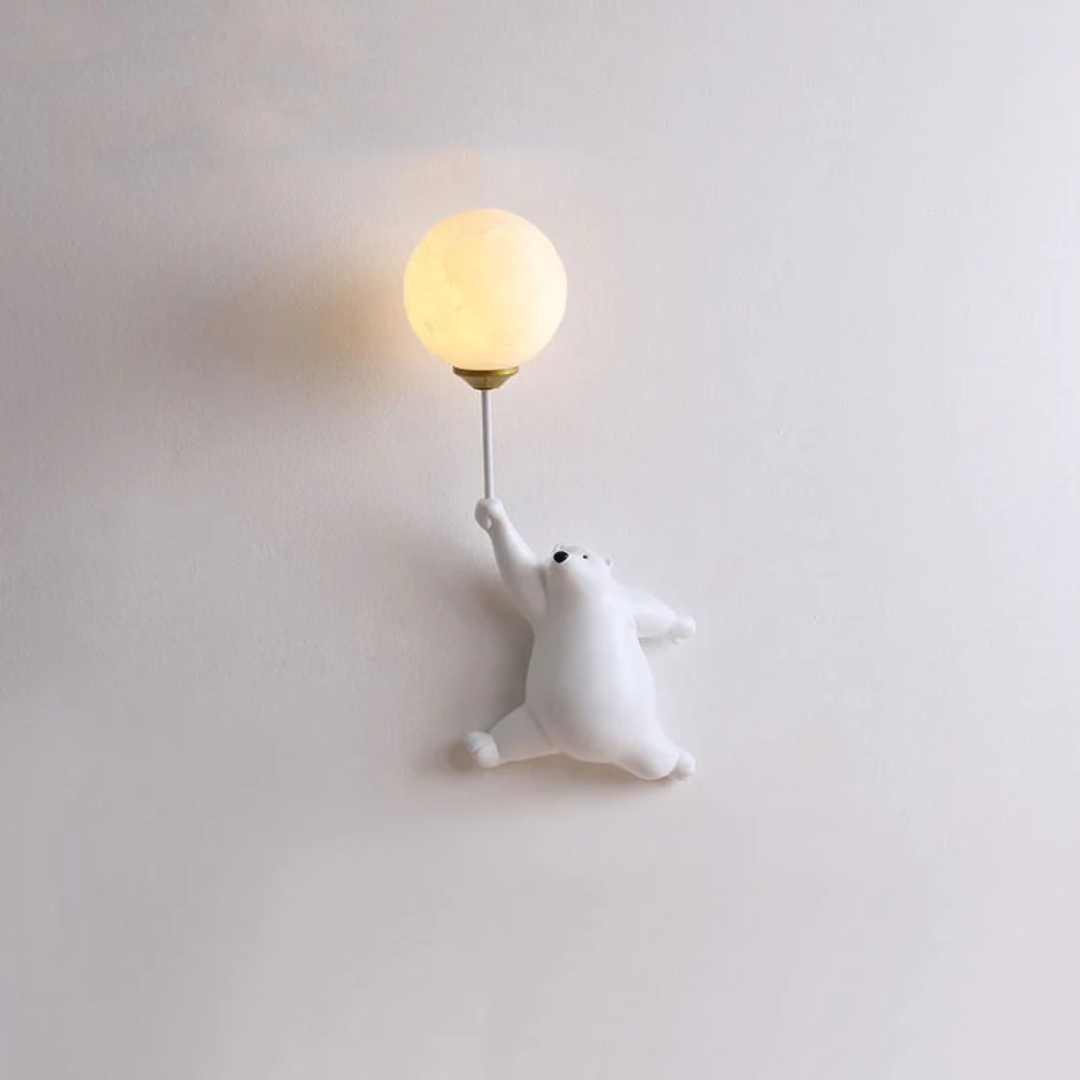 TeddyGlow - Elegant LED Vägglampa för Muren
