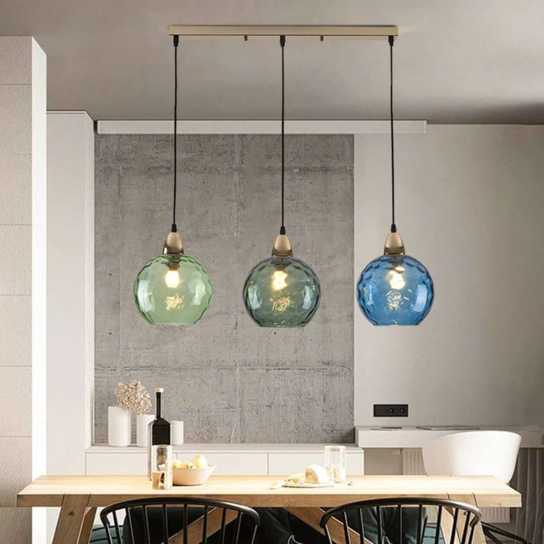 ClusterGlow - Elegant 3-Lamp Hänglampa för Stämningsbelysning