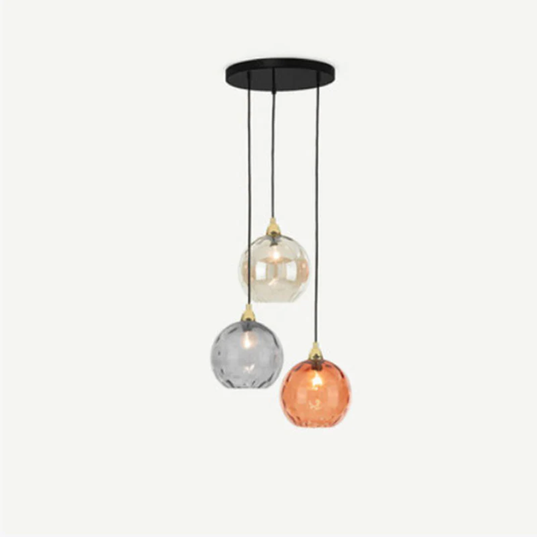 ClusterGlow - Elegant 3-Lamp Hänglampa för Stämningsbelysning