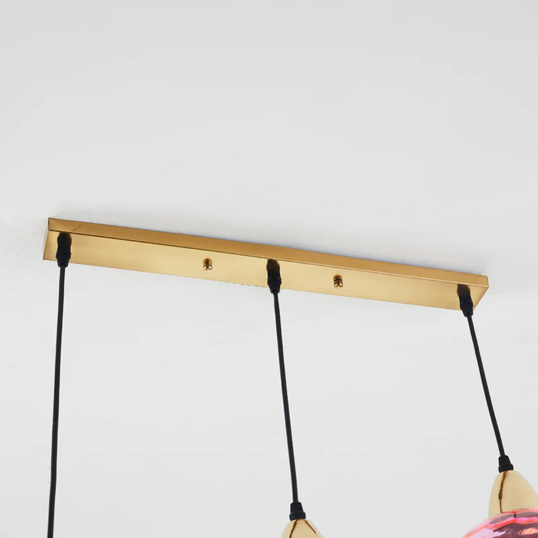 ClusterGlow - Elegant 3-Lamp Pendant Lamp for Mood Lighting