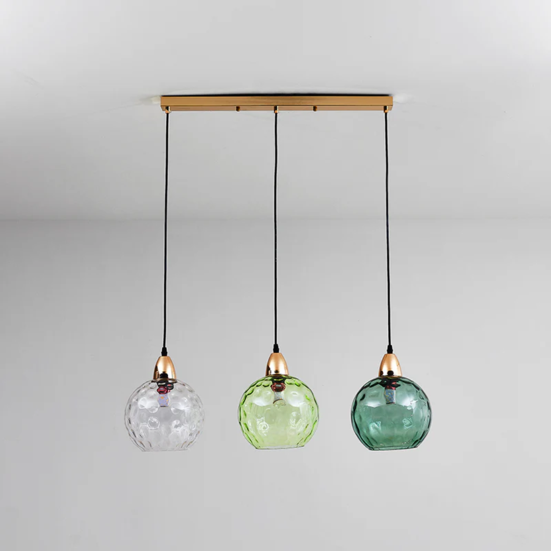 ClusterGlow - Elegant 3-Lamp Pendant Lamp for Mood Lighting
