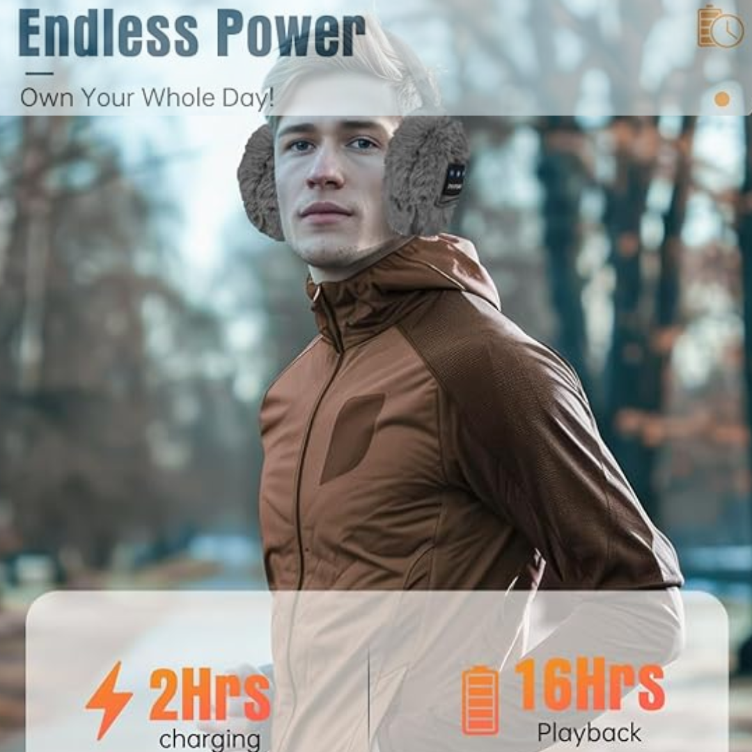 CozyGrooves - Warming Bluetooth Earmuffs for Winter