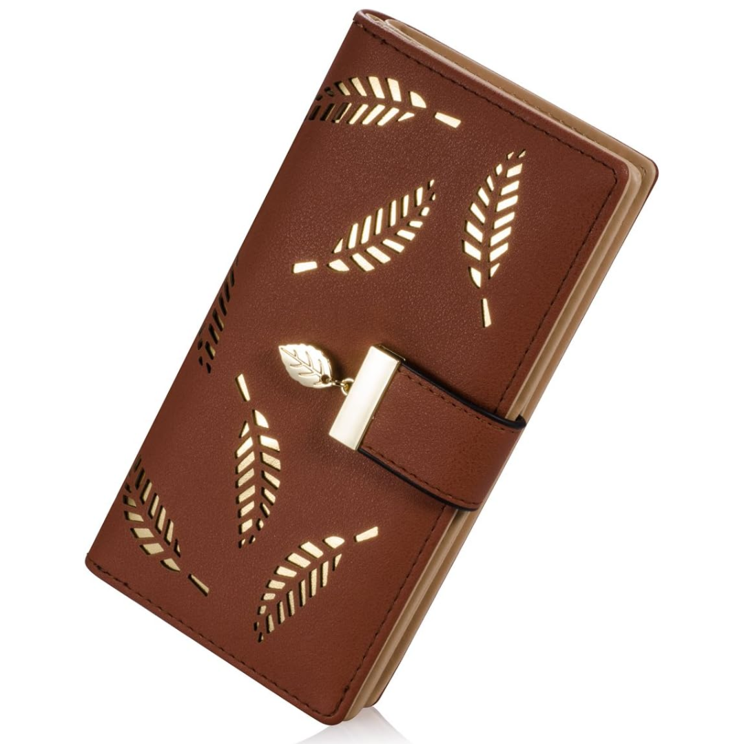 LeatherLeaf – Stylish Leather Wallet for Women