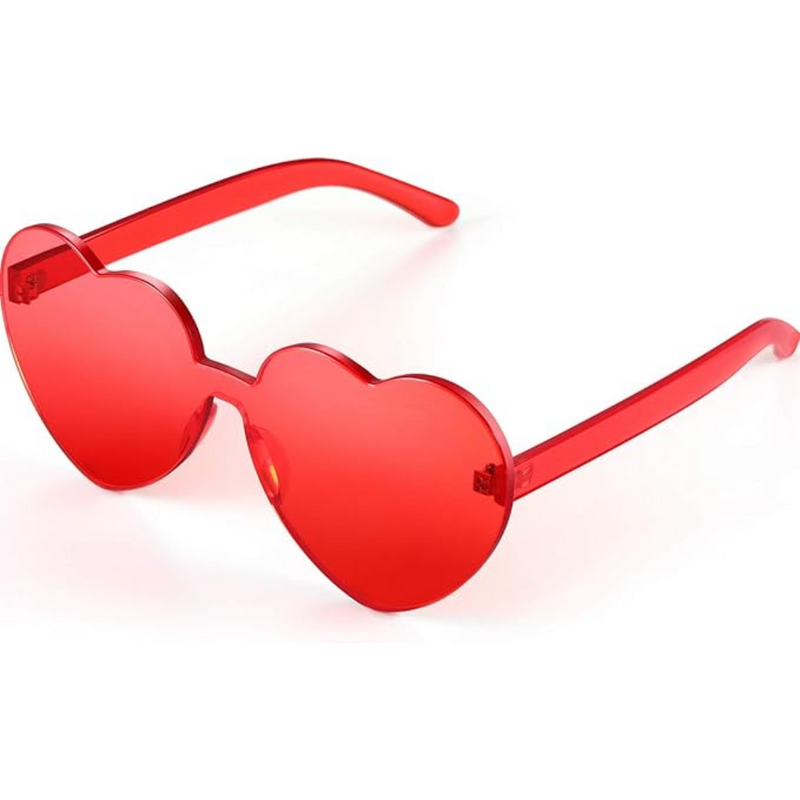 HeartGlare - Randlös Transparent Solglasögon för Stil