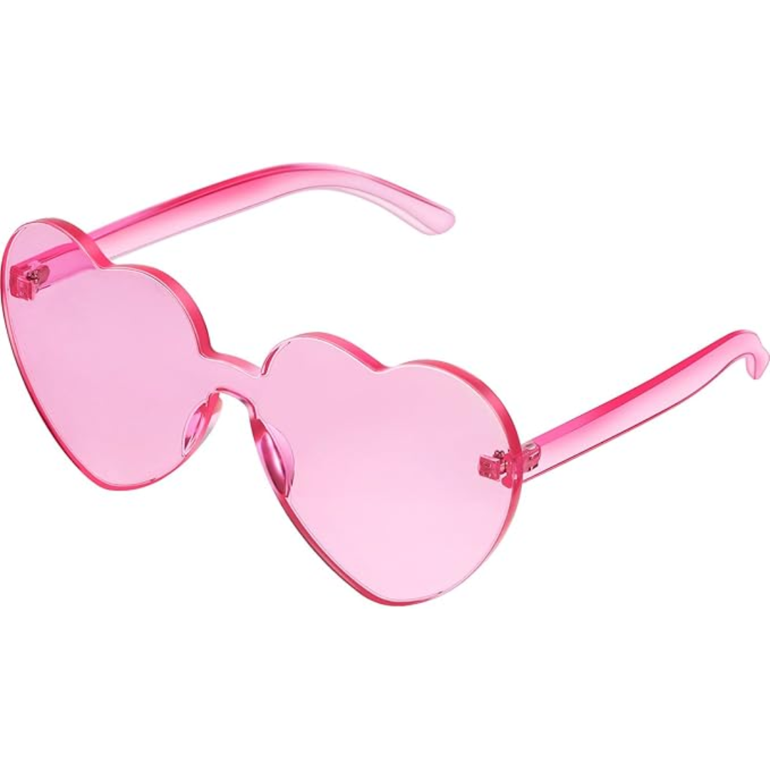 HeartGlare - Rimless Transparent Sunglasses for Style
