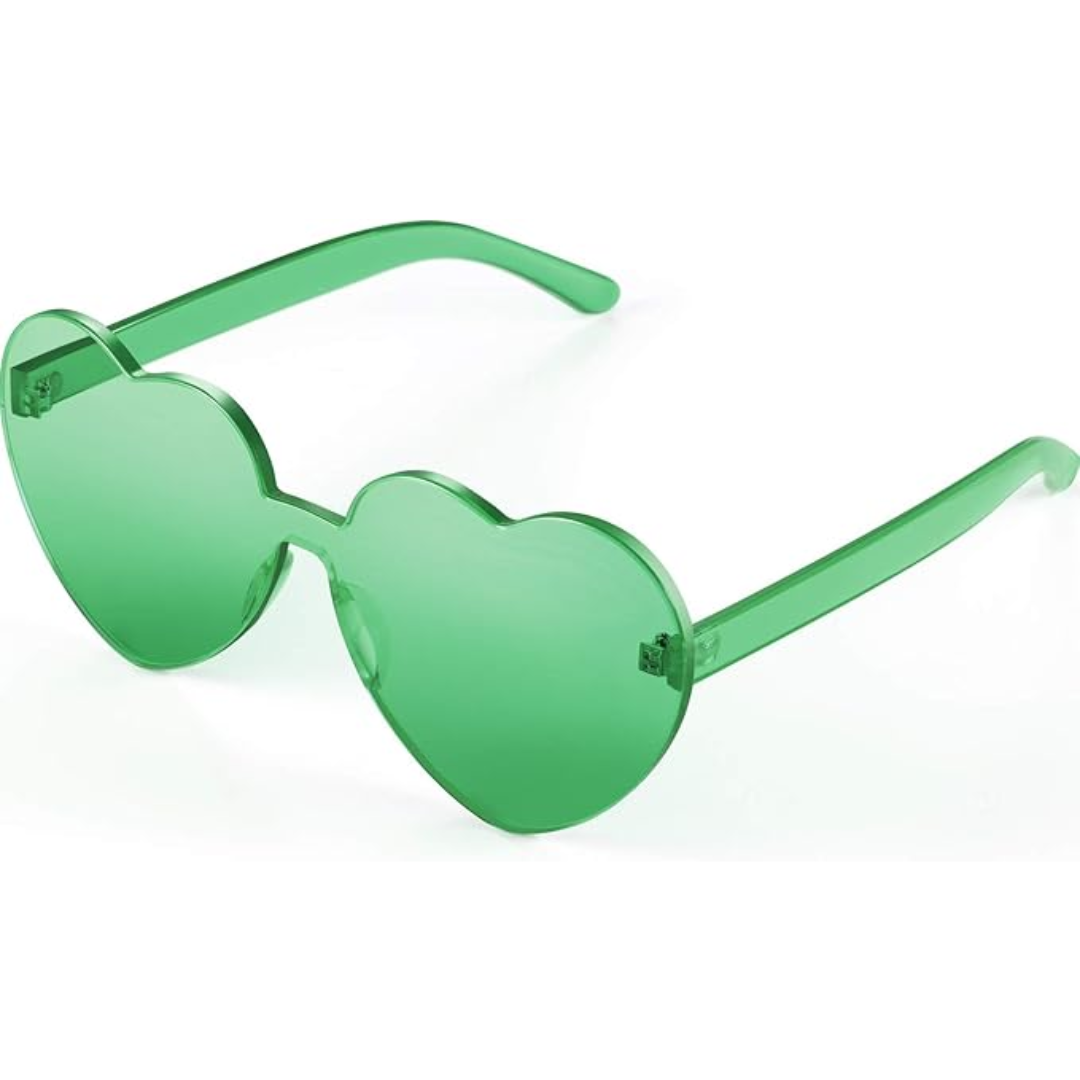 HeartGlare - Rimless Transparent Sunglasses for Style
