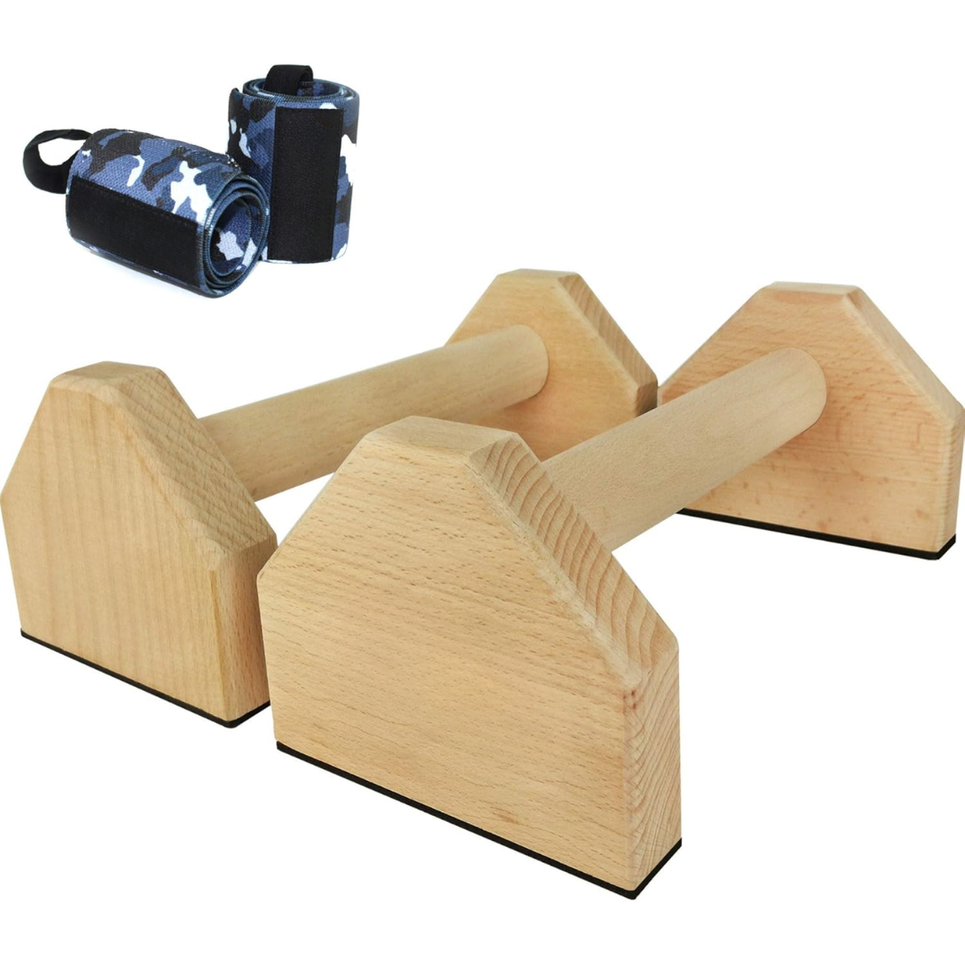 Calisthenics PowerBars – Stable Wooden Push-Up Support