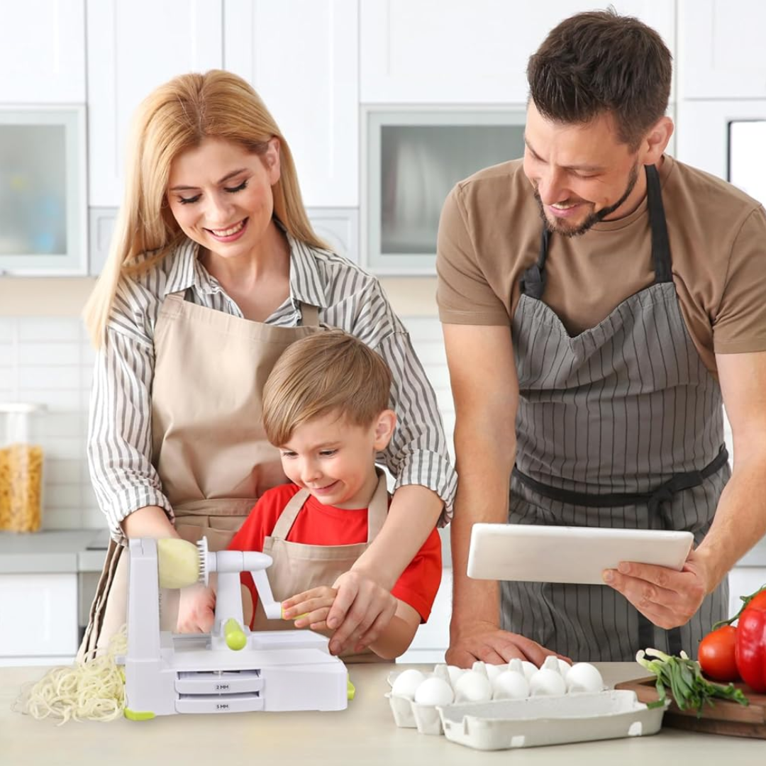 SpiralSlice – 5-piece Robust Vegetable Cutter