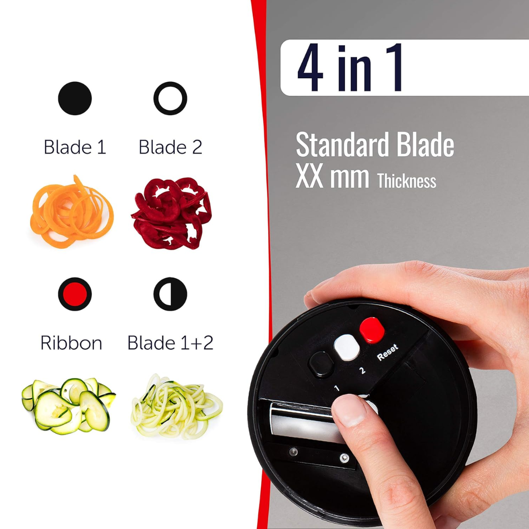 SpiralMaster - RVS Vegetable Cutter for Perfect Strips